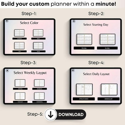 All-in-One Digital Planner 2025, 2026, & Undated Digital Planner