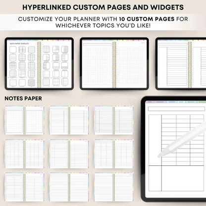 All-in-One Digital Planner 2025, 2026, & Undated Digital Planner